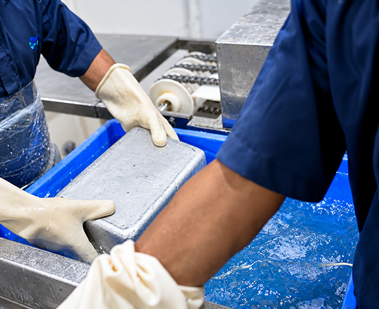 Shrimp pond water quality control